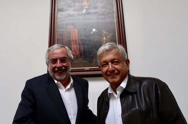 AMLO se reúne con rector de la UNAM, su alma máter