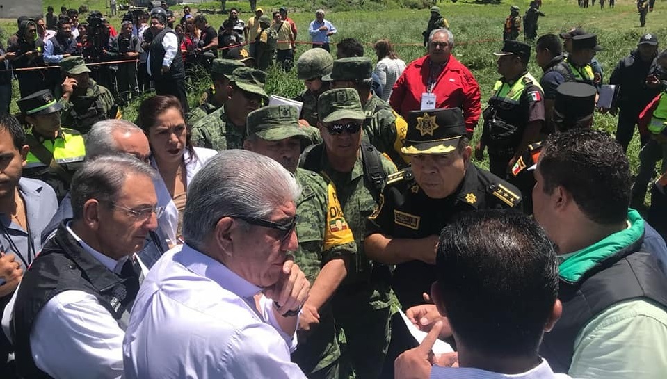 Alejandro Ozuna recorre supervisa operativo en Tultepec