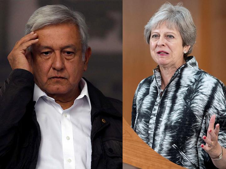 López Obrador habló por teléfono con Theresa May, primera ministra de Reino Unido