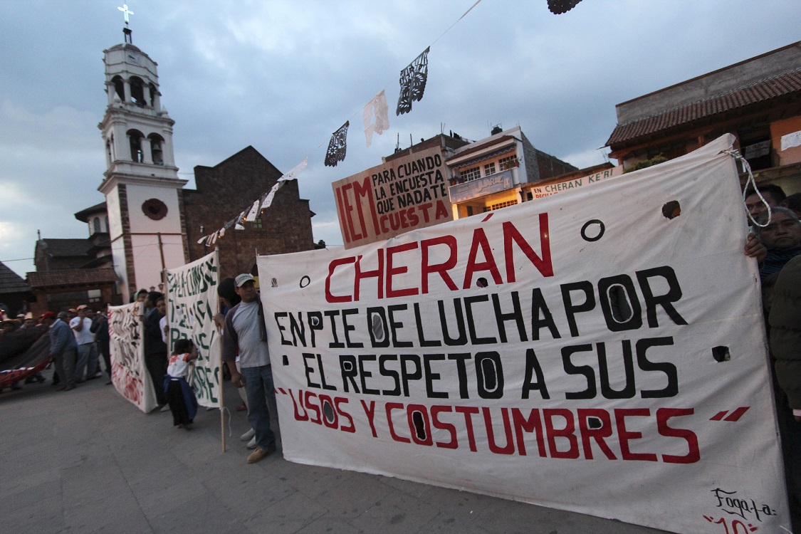 Cherán, revolución sin precedentes en la defensa del derecho indígena