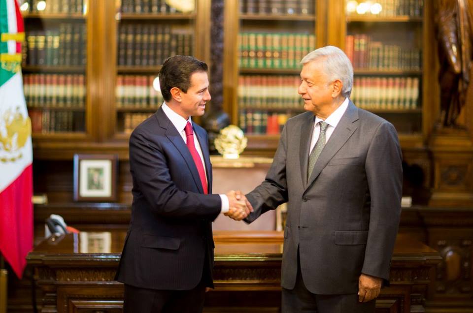 Peña Nieto y AMLO se volverán a reunir; lo harán este jueves en Palacio Nacional
