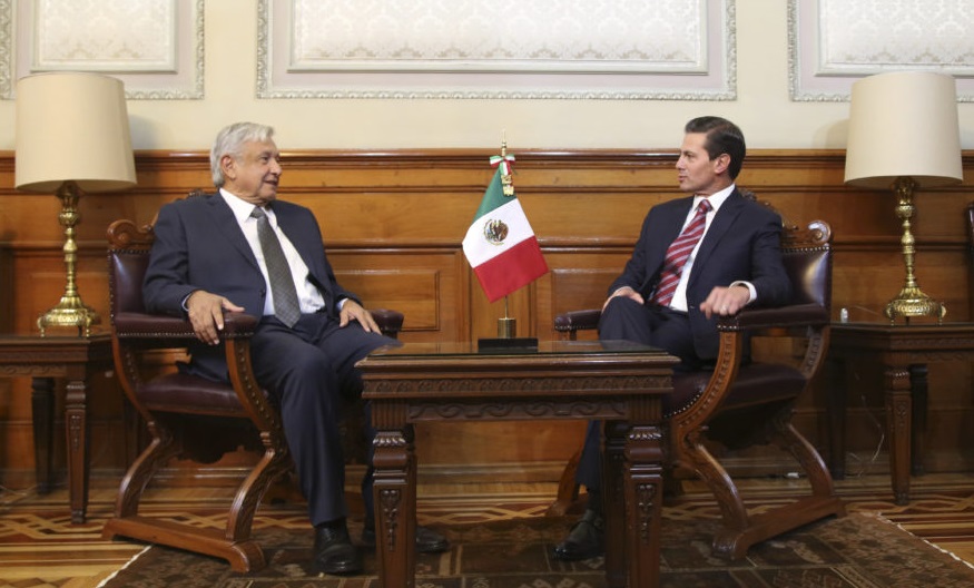 Acuerdan López Obrador y Peña realizar transición del Poder Ejecutivo