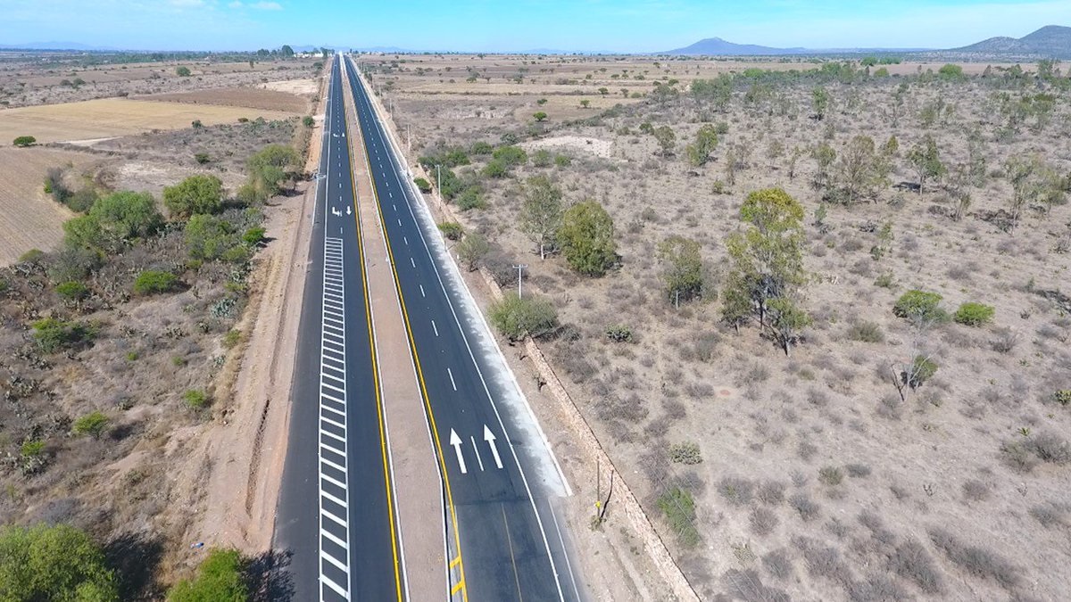 La carretera Portezuelo-Palmillas en Hidalgo, mejora la conectividad