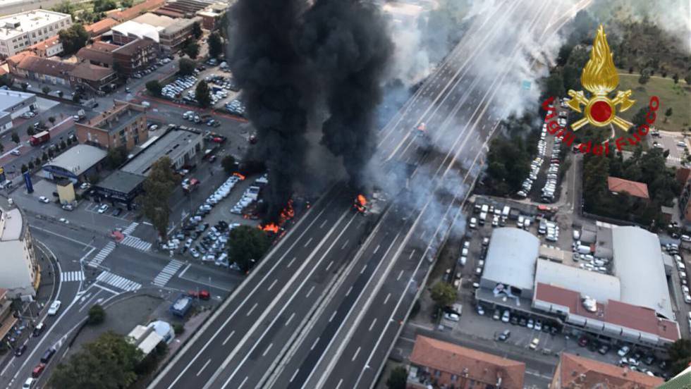 Explosión de camión en Italia deja al menos un muerto y 70 heridos