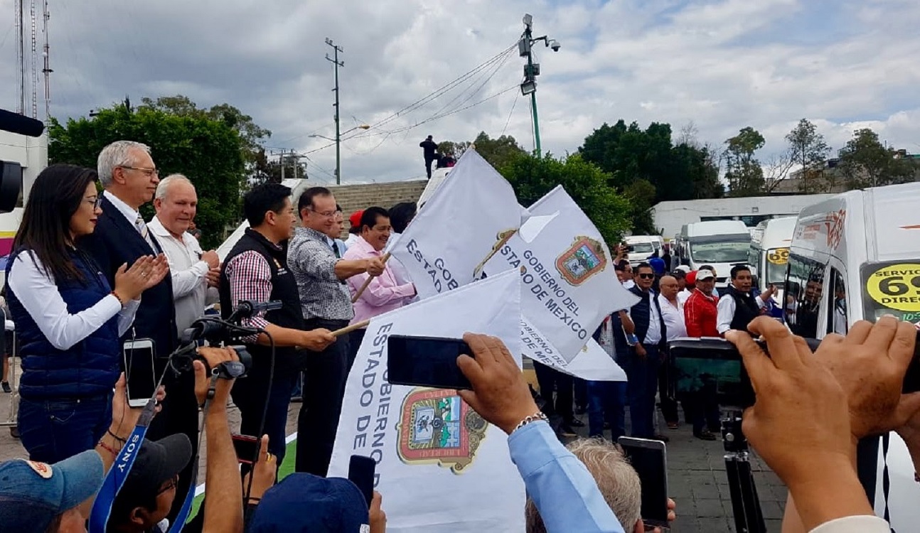 Ponen en circulación 500 nuevas unidades de transporte público con sistemas de seguridad integrado