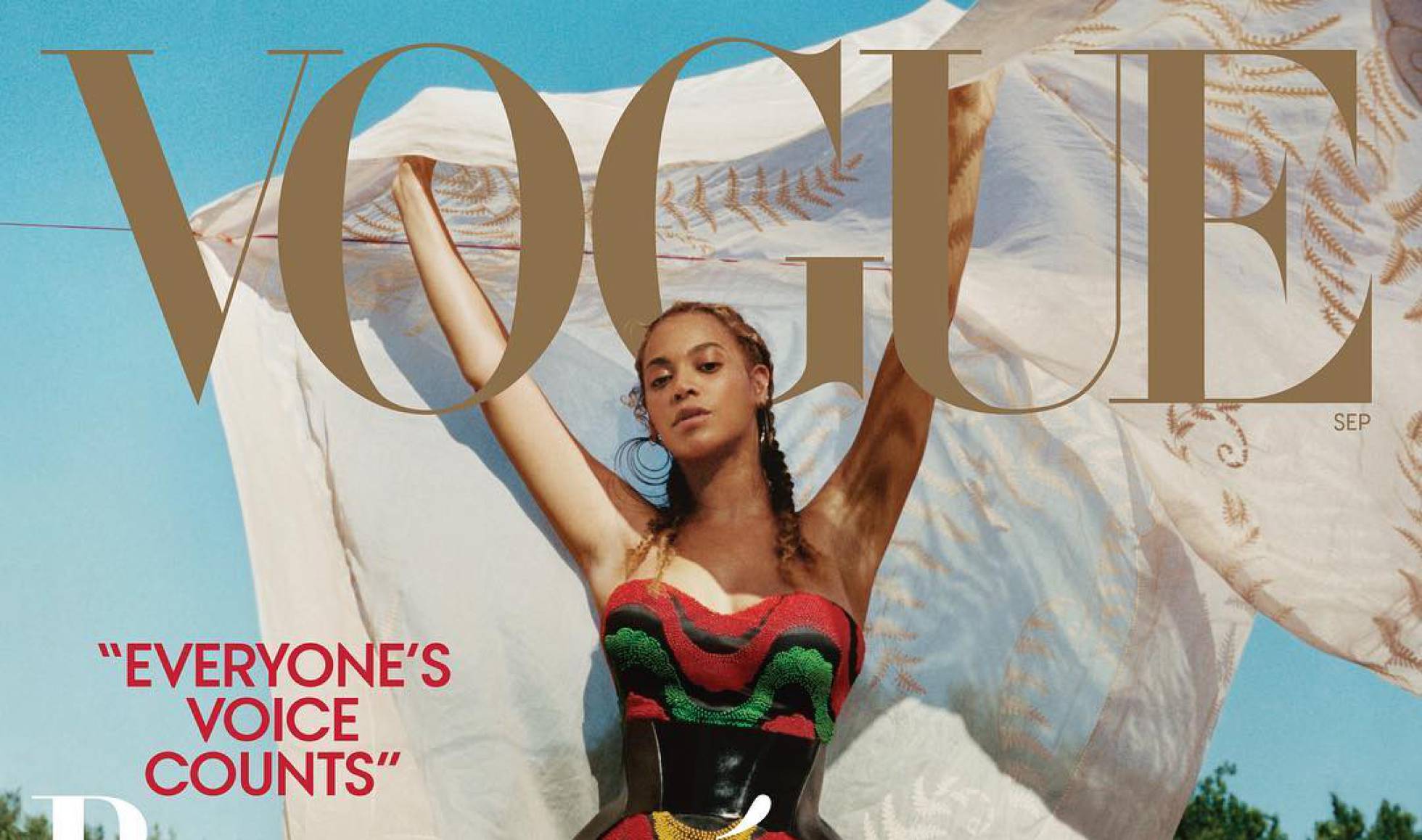 Beyoncé hace historia con portada de Vogue