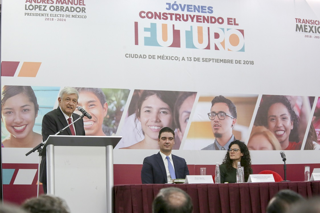 Presidente electo presenta programa Jóvenes Construyendo el Futuro