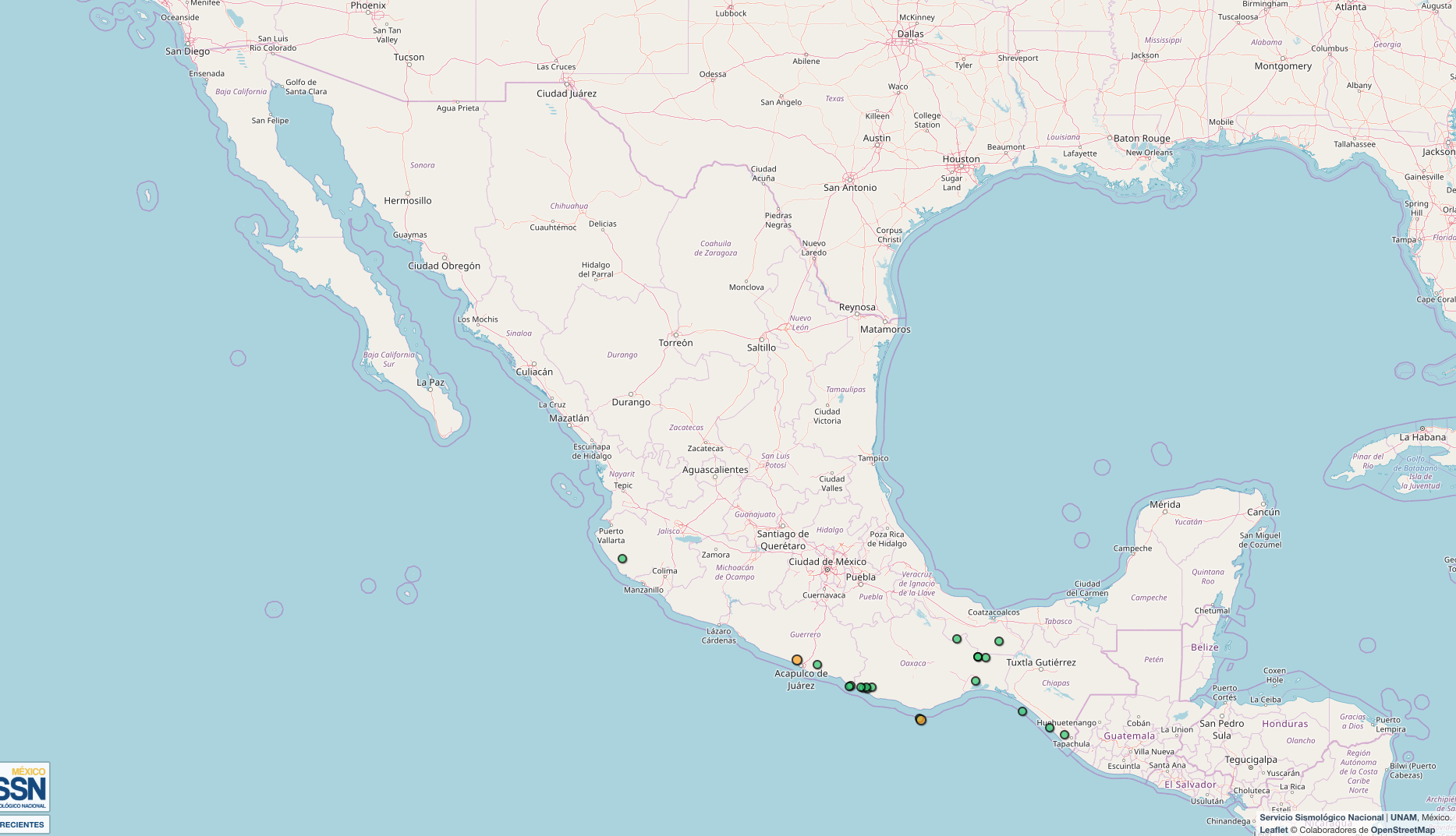 Se registran 17 sismos en la República Mexicana hoy 19S