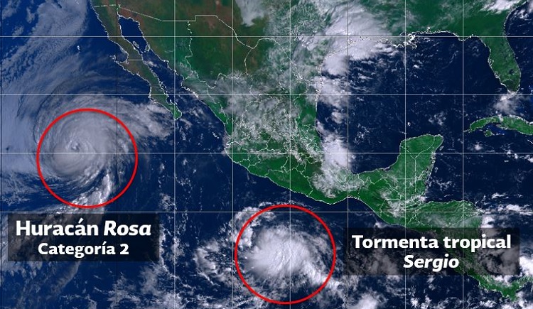 Se forma tormenta tropical Sergio en Acapulco