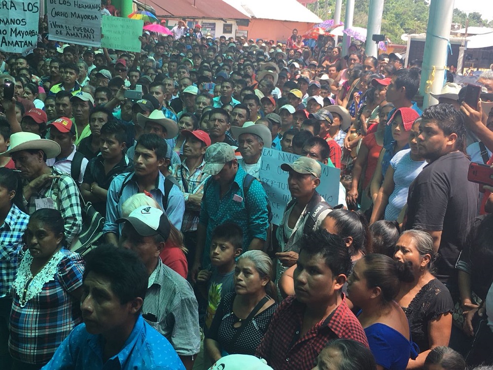 Anuncia CNPA-MN que concluye temporalmente plantón en Amatan, Chiapas