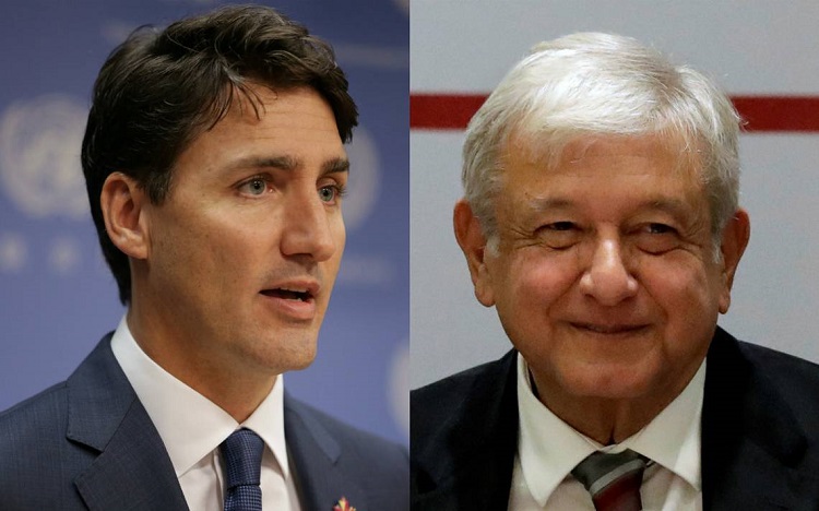 Trudeau confirma diálogo con AMLO sobre TLCAN