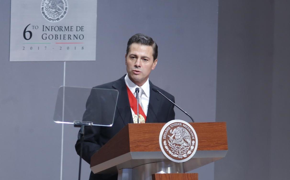 Estoy consciente de que no alcanzamos la paz en todos los rincones: Peña Nieto