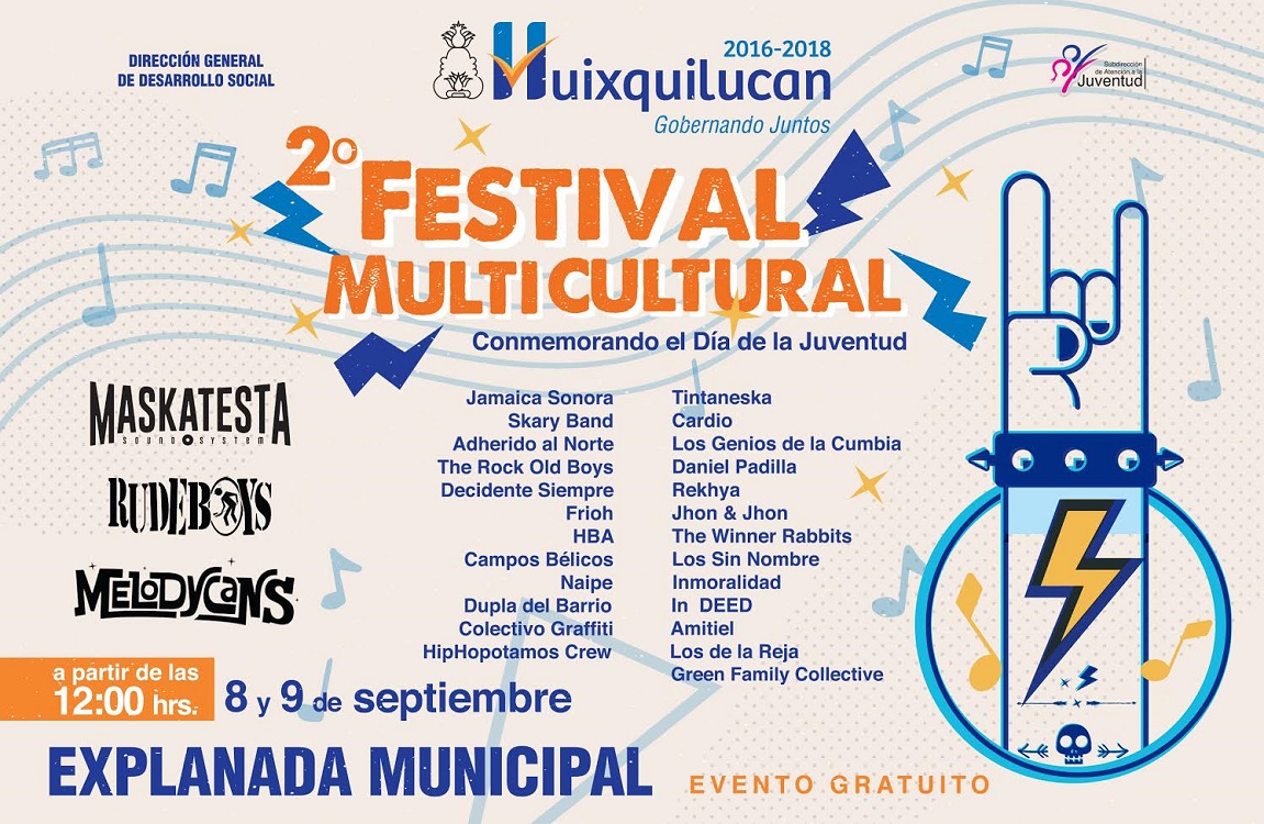 Convoca Huixquilucan a segundo Festival Multicultural