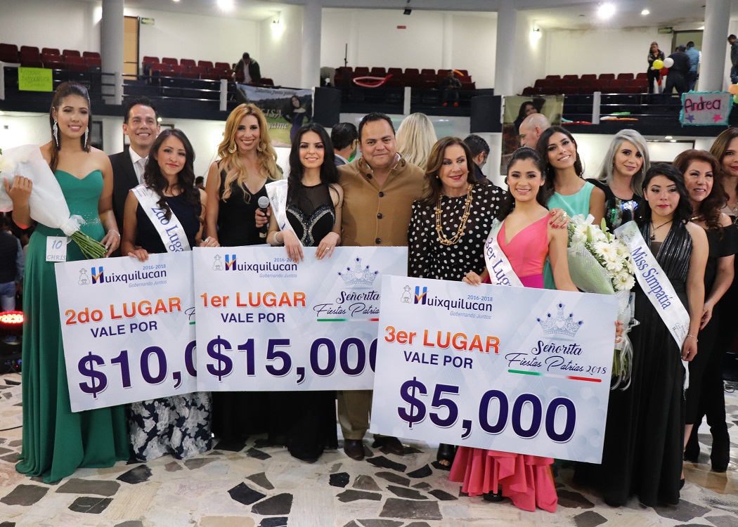 Belleza y talento se hacen presentes en el concurso Señorita Fiestas Patrias Huixquilucan 2018