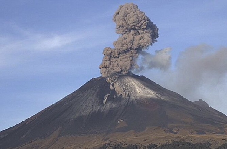 Continúa semáforo en amarillo Fase 2 en el Popocatépetl