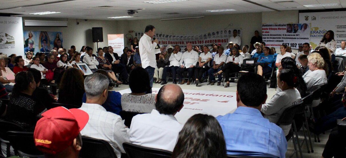 Alfonso Durazo se reúne con víctimas de Sinaloa en Diálogo Ciudadano por la Paz y el Bienestar