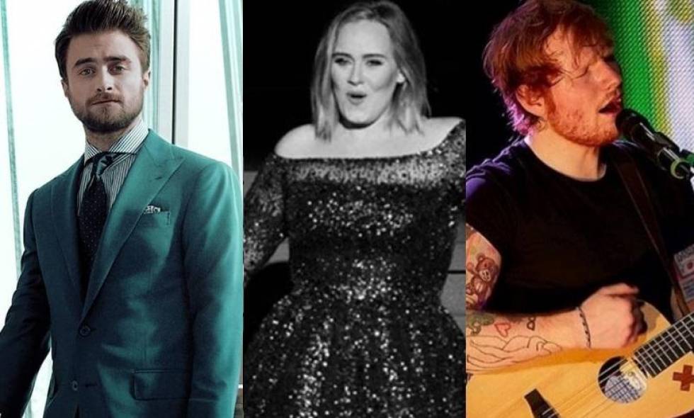 Adele, Ed Sheeran y Daniel Radcliffe, los jóvenes más ricos de Reino Unido