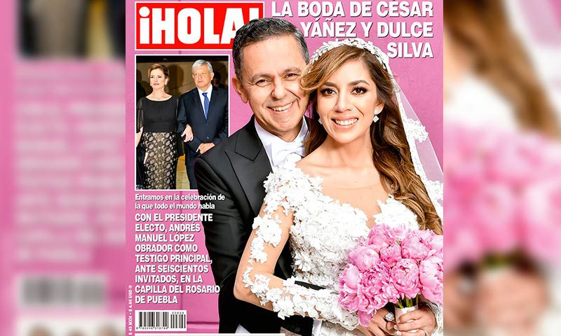 Boda de César Yáñez se lleva portada de la revista ‘¡Hola!’