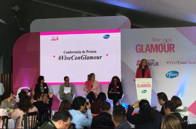 #ViveConGlamour, la campaña para generar conciencia sobre el cáncer de mama