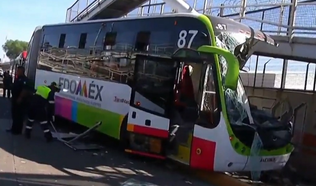 Atiende Transmasivo gastos de lesionados por accidente de la línea 1 del Mexibús
