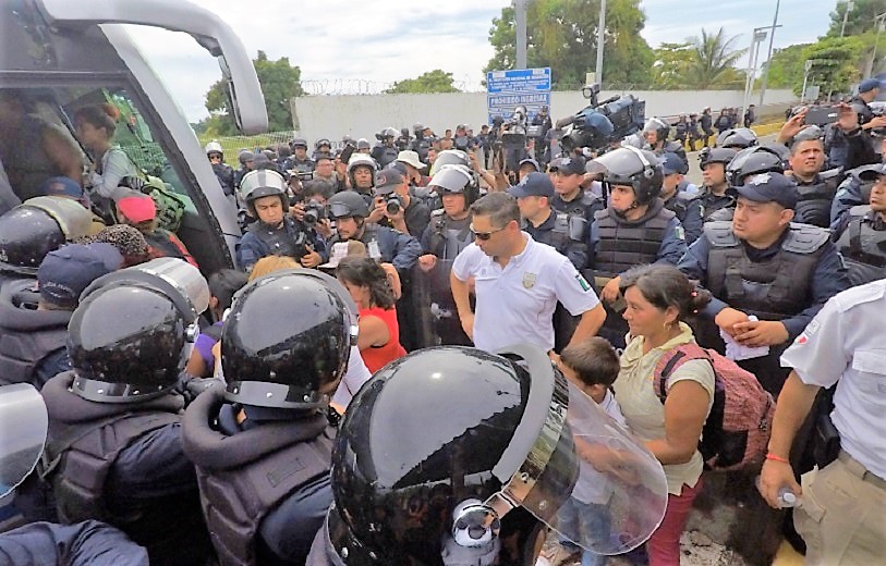 Detienen a dos hondureños tras ataque armado a policías federales