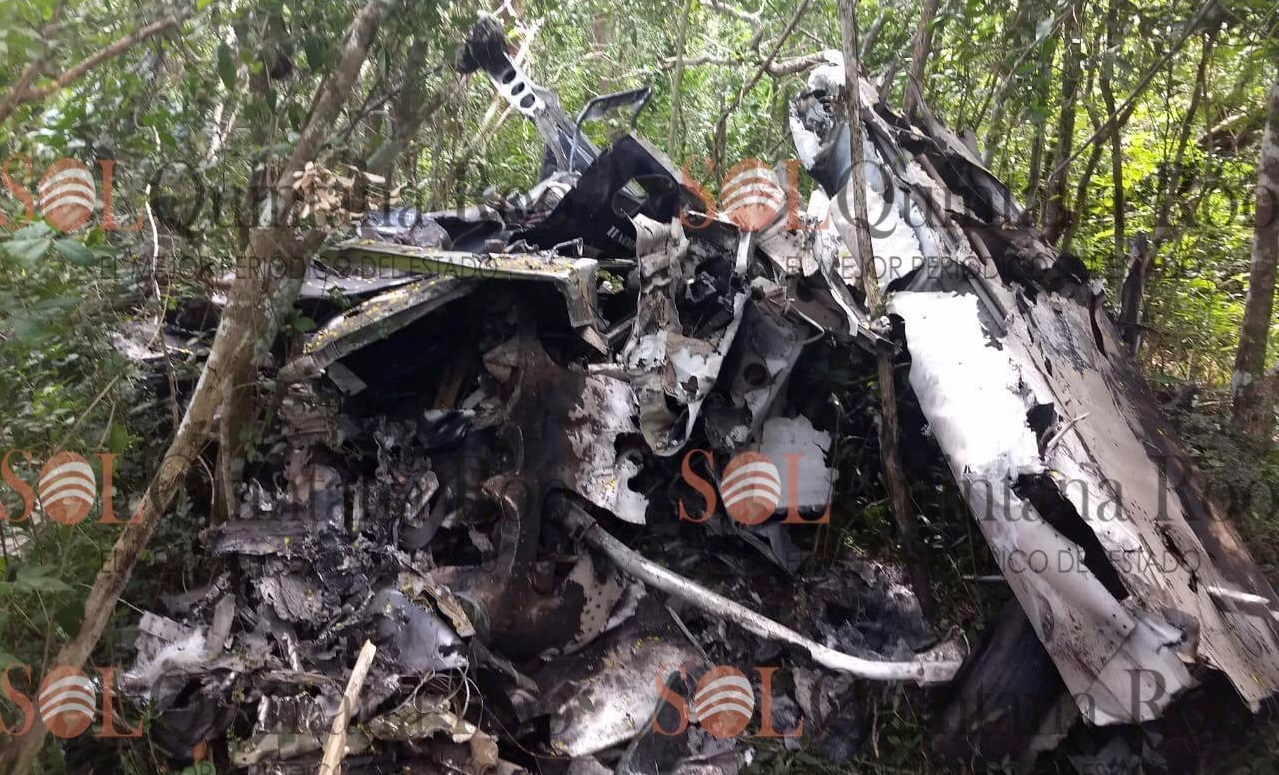 La droga y el dinero de la avioneta siniestrada en Quintana Roo erá de Los Zetas