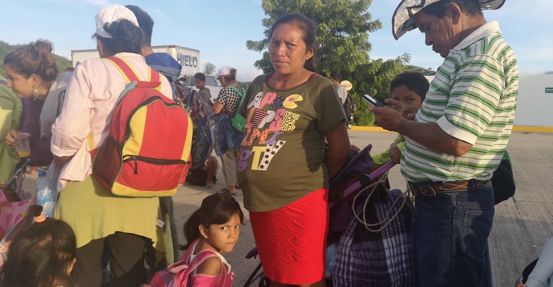 Lupita, la primera bebé que nació en la Caravana Migrante