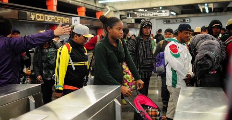 Rezagados de Caravana Migrante se irán este sábado; tomarán el metro