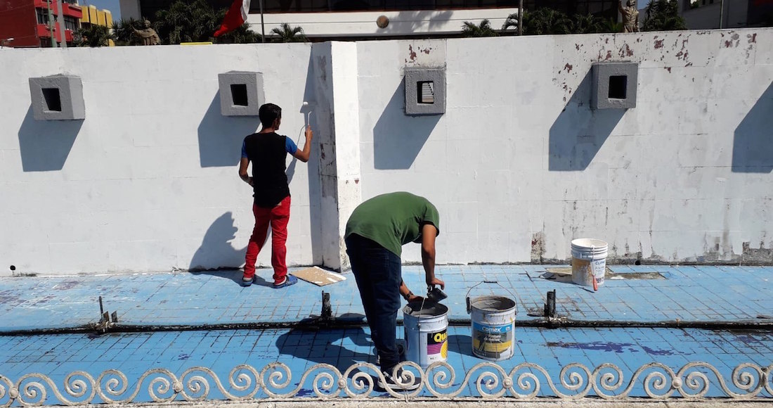 Salvadoreños organizan brigada de limpieza en Tapachula