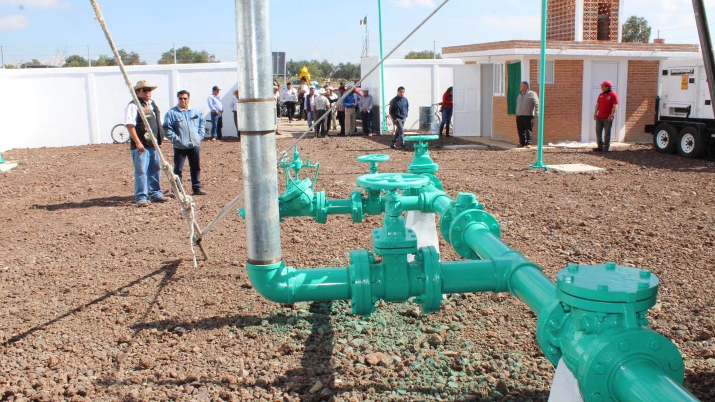 Pone GEM en operaciòn dos pozos profundos de agua potable en Axapusco