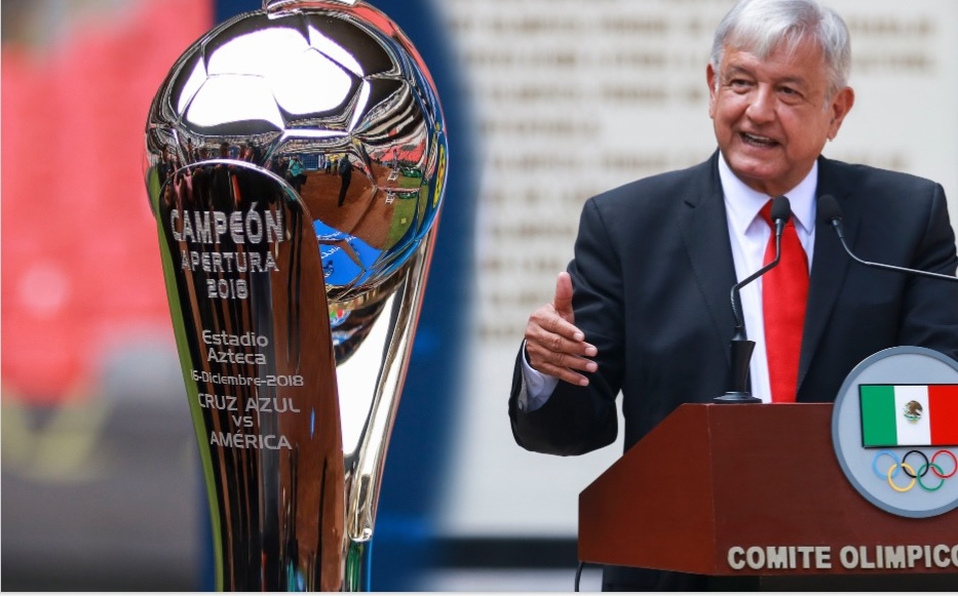 López Obrador podría entregar el trofeo al campeón  de la Liga MX