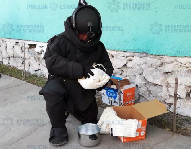 Desactivan por segundo día consecutivo expertos antibombas artefactos en Ecatepec