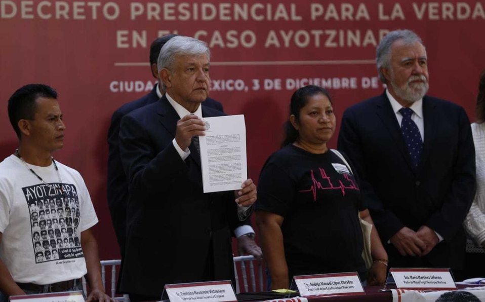 López Obrador crea la Comisión de la Verdad para el caso Ayotzinapa