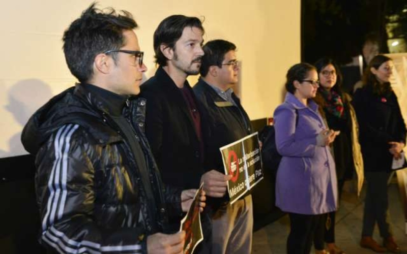 Diego Luna y Gael García se suman a actores que protestan contra Presupuesto 2019