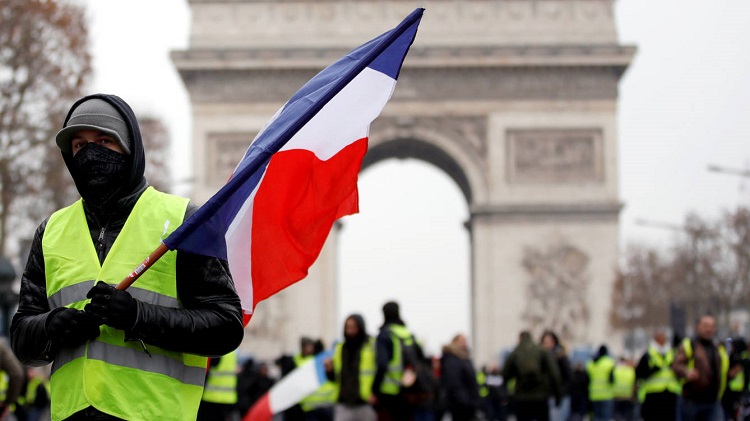A seis semanas de protestas de los Chalecos amarillos en Francia