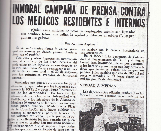 Sucedió hace 55 años: el movimiento médico