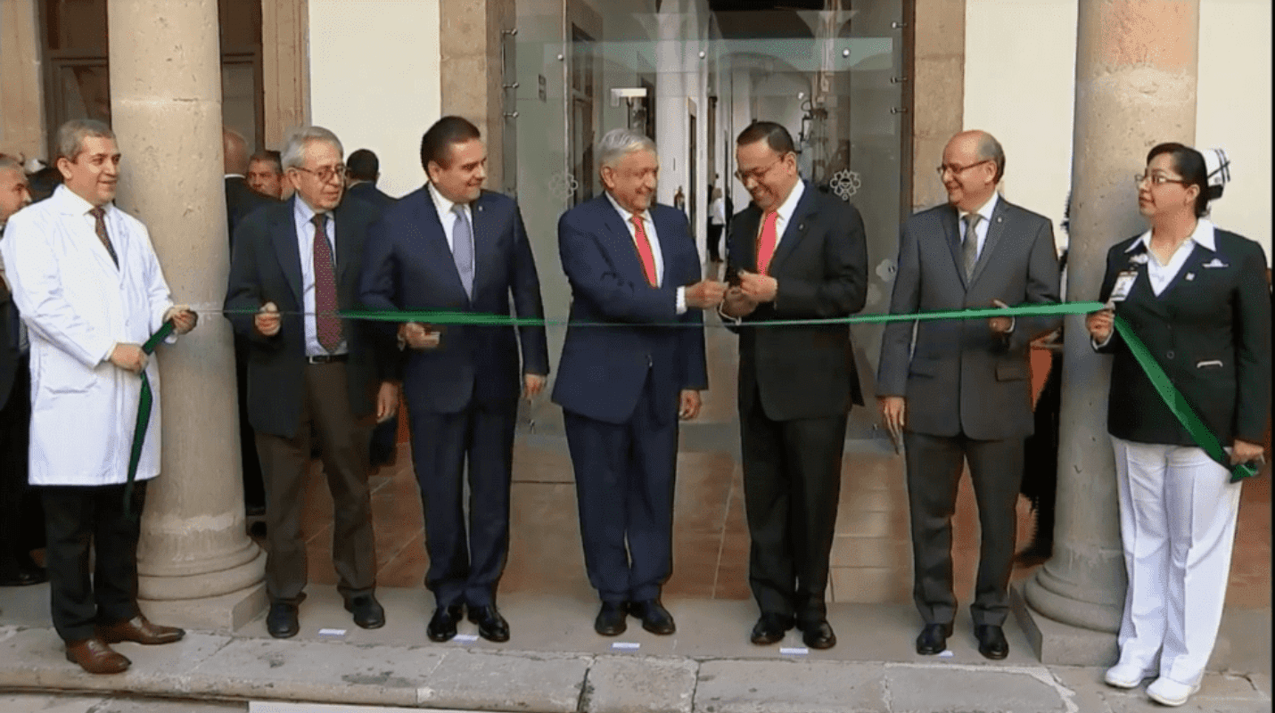 AMLO presenta plan del IMSS en Morelia