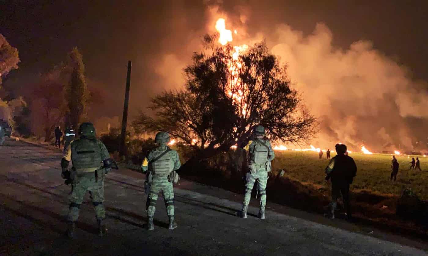 Explosión de fuga de gasolina en Tlahuelilpan, Hidalgo, deja 66 muertos (+Vídeos)