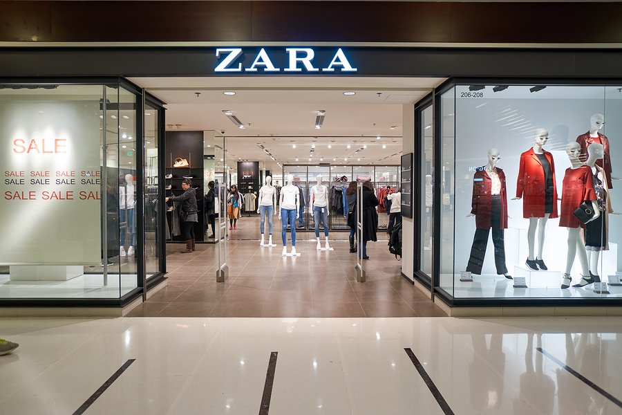 Zara cambia su logo por tercera vez en su historia