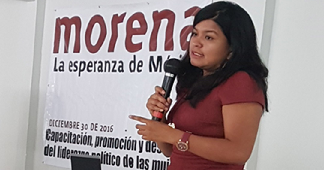 Piden que dirigente de MORENA sea la presidenta de INMUJERES