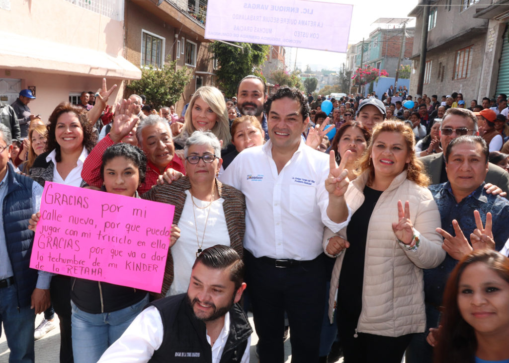 Huixquilucan continúa entregando obras en beneficio de miles de habitantes