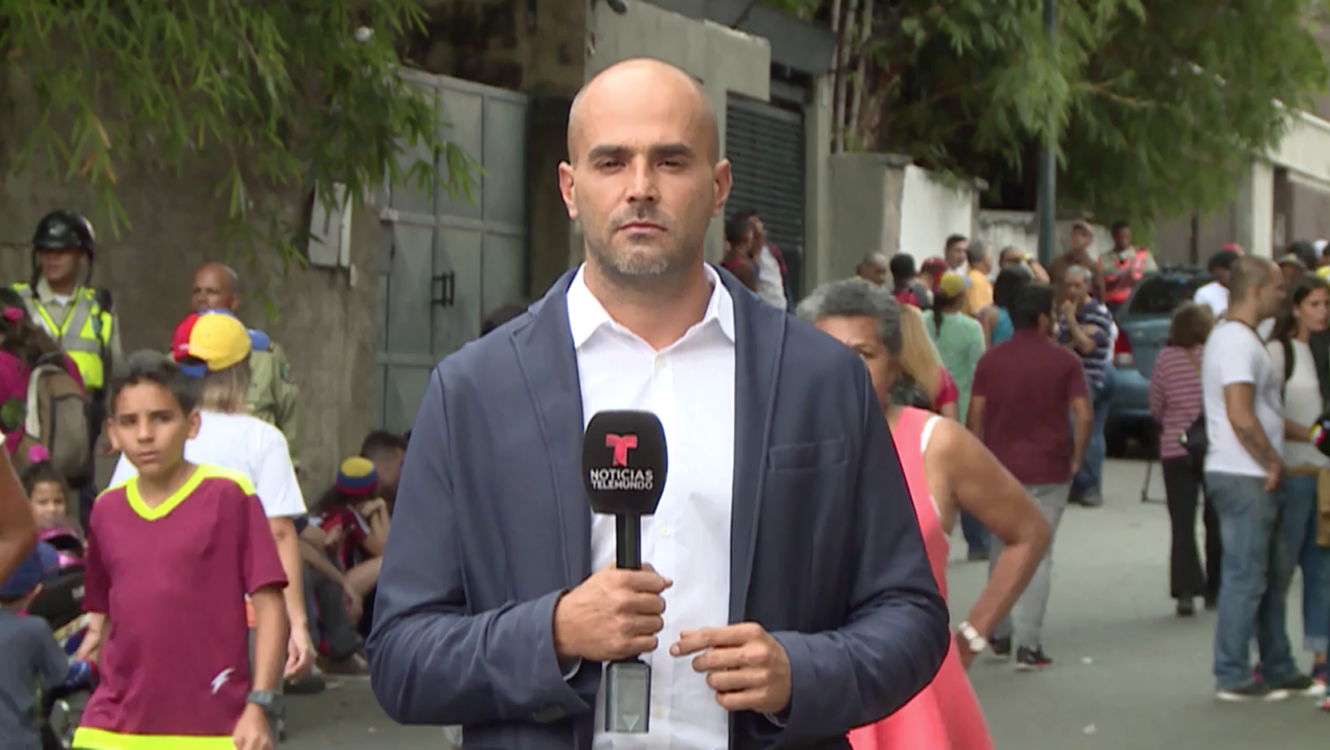 Daniel Garrido, el periodista de Telemundo que también fue secuestrado por Maduro