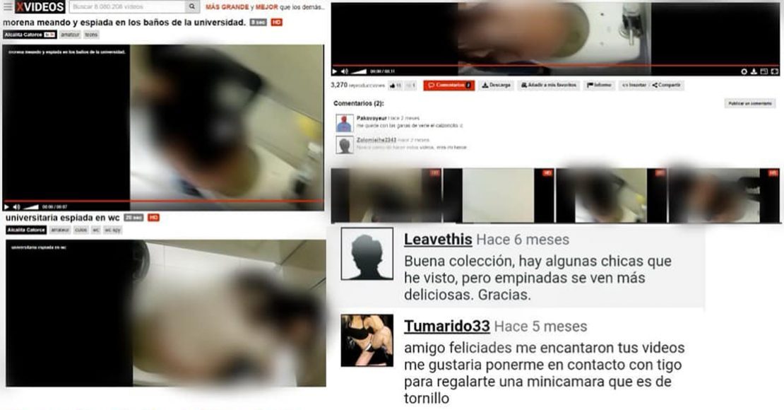Graban videos de mujeres en baños de la UNAM, para páginas porno