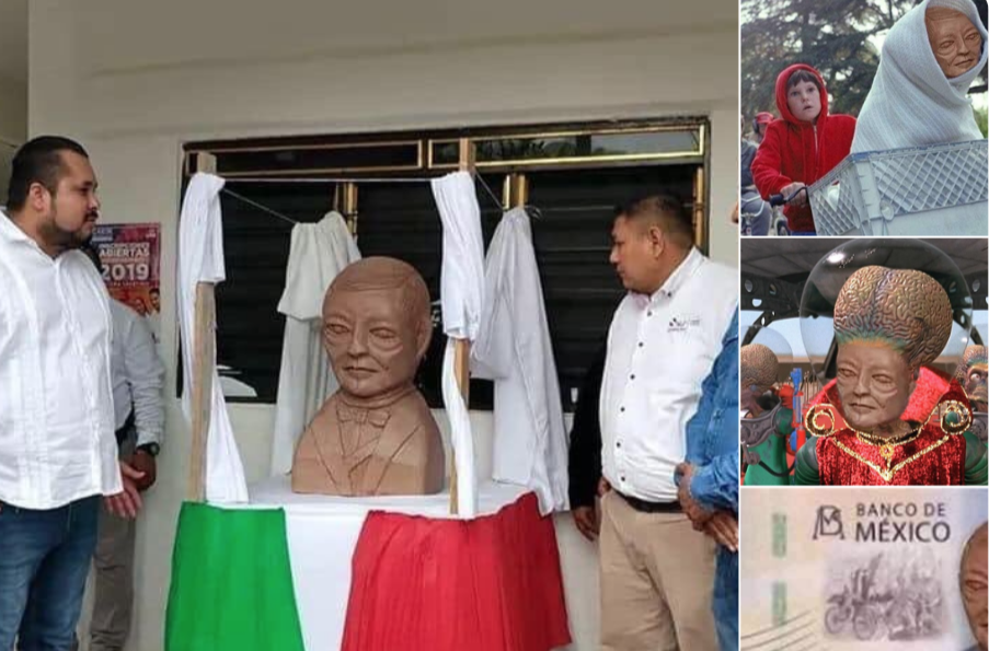 El homenaje a Benito Juárez que desató una “lluvia” de memes