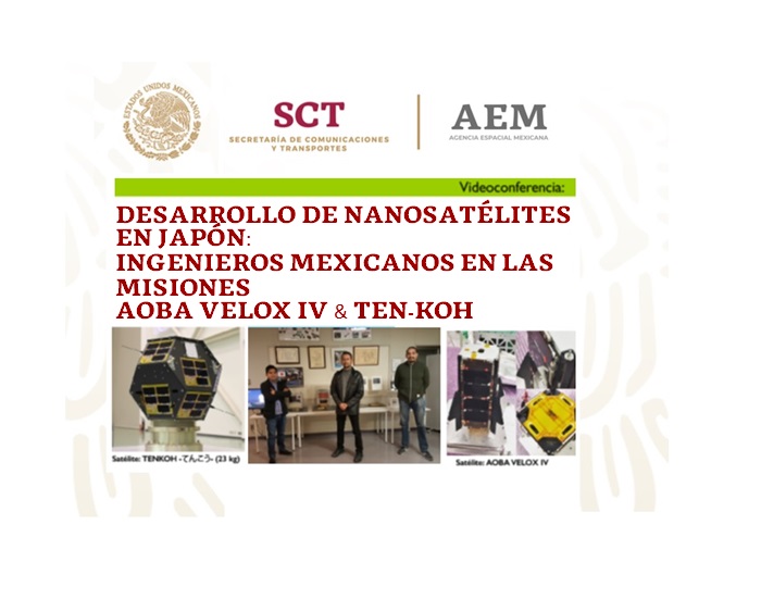 Desde Japón, tres jóvenes mexicanos compartirán conocimientos de nanosatélites