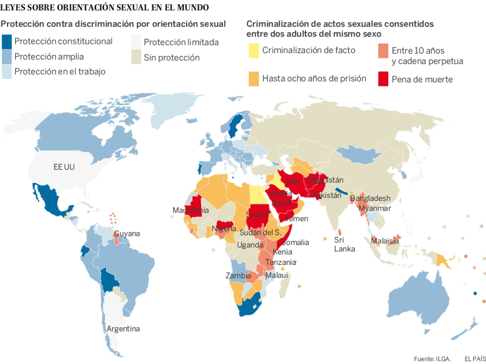 Mapa de la homofobia