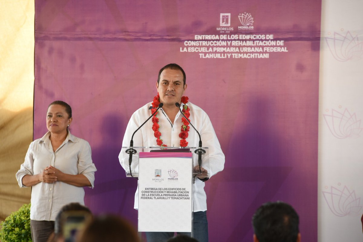 Concluye reconstrucción de primaria en Axochiapan, un compromiso de Cuauhtémoc Blanco