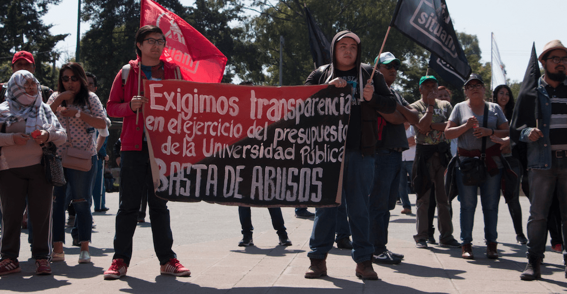 Estudiantes de la UAM cumplen un mes sin clases por la huelga