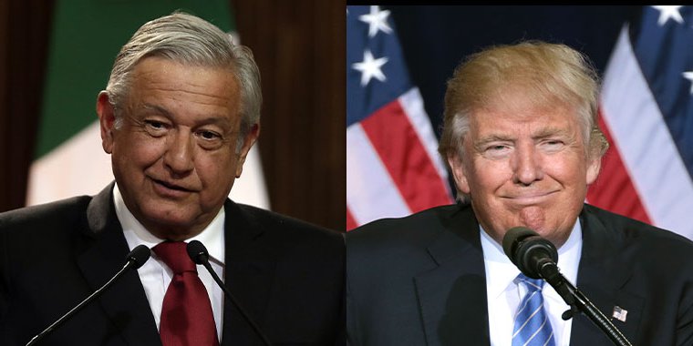Destaca López Obrador que hay cooperación con el gobierno de Trump