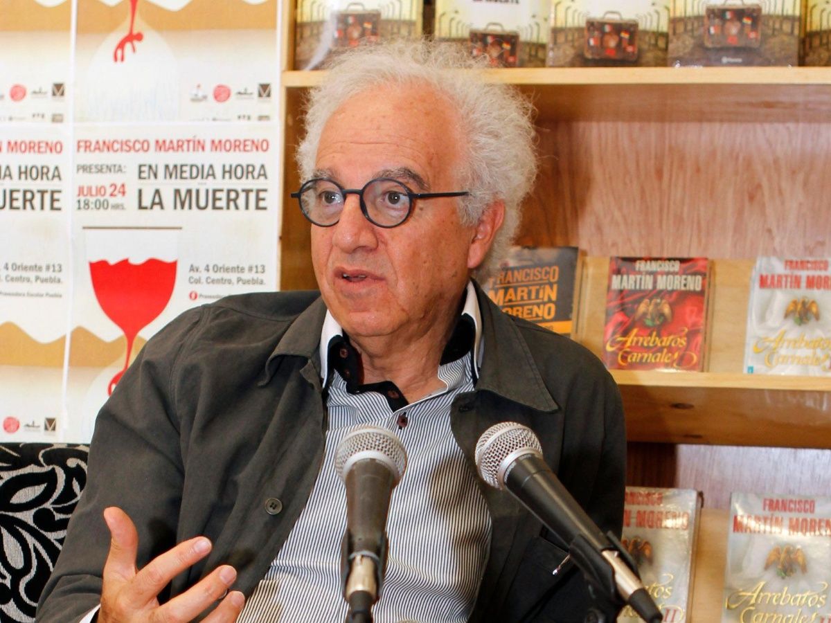 Presenta Francisco Martín Moreno su libro Ladrón de esperanzas
